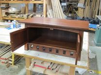 Arts-And-Crafts Pagoda Coffee Table And Blanket Chest 4 small