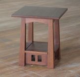 Arts-And-Crafts Pagoda End Tables 2 small