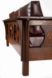 Arts-And-Crafts Settle And Ottoman 5 small