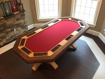 Hardwood Poker Table // Game Table //Man Cave Centerpiece! 3 small