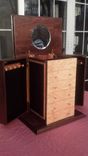 5 Drawer Wooden Jewelry Box With Birds Eye Maple 4 small
