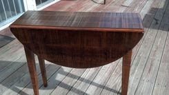 Rustic Cherry Swing Leg Table 2 small