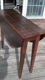 Rustic Cherry Swing Leg Table 3 small