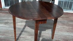 Rustic Cherry Swing Leg Table 1 small