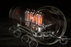 Glass Nixie Clock In-8-2 Model 2 small