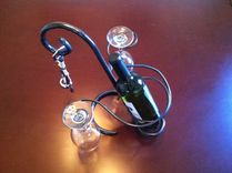 Wine Bottle And Glass Holder 4 small