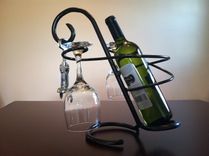 Wine Bottle And Glass Holder 5 small
