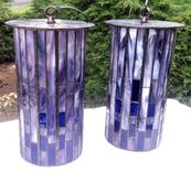 Stained Glass Round Pendant Lights 1 small