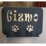 Custom Name Wall Leash Holder 5 small