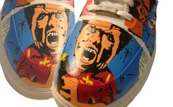Scarface Tony Montana Air Force 1/ Custom Air Force 1/ Hand Painted Air Force 1 2 small