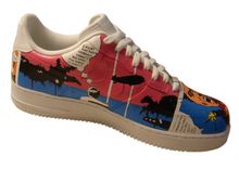 Scarface Tony Montana Air Force 1/ Custom Air Force 1/ Hand Painted Air Force 1 3 small