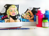 Marilyn Monroe Converse (Hand Painted) 4 small