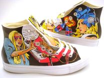 Lady Gaga Converse (Hand Painted) 1 small
