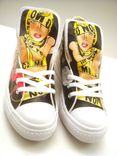 Lady Gaga Converse (Hand Painted) 3 small
