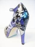 Purple Lady Pumps - Hand Painted Heels 2 small