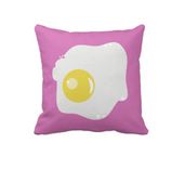Egg Pillow Pink - Dinning Room Pillow - Colorful Fun Pillow 1 small