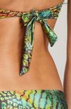 Eilat Animal Print Multicolor Bikini- Hand Made Bikini- Swarovsky Pearls Bikini 4 small