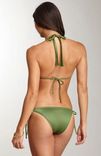 Capri Green Bikini- Hand Made Bikini- Swarovsky Pearls Bikini 2 small