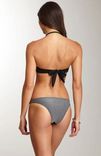 St- Barth Black-Grey Trikini- Hand Made Monokini- One Piece Swimsuit 2 small