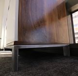 Mid Century Modern Solid Walnut Credenza 3 small