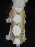 60'S Mod Retro Checkerboard Leather Dog Clothes 2 small
