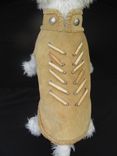 Western Military And Indian Style Buckskin Dog Clothes. 1 small