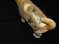 Starry, Starry Nite Metallic Leather Dog Coat 3 small