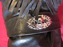 Biker Buddy Leather Dog Clothes 6 small