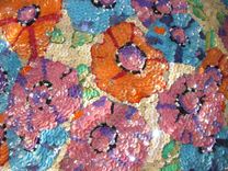 Floral Bling Sequin Dog Clothes 3 small