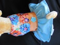 Floral Bling Sequin Dog Clothes 4 small