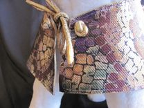 Mosaic And Gold Leather Dog Clothes 5 small