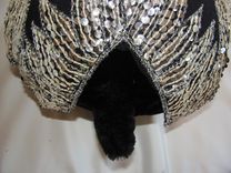 Silver Sequined Butterfly Dog Clothes 3 small