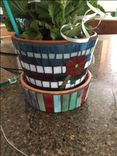 Mosaic Flower Pot 1 small