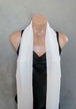 Ivory Chiffon Scarf 2 small