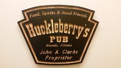 Charred  Wood Man Cave Sign 4 small