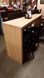 Reclaimed Bowling  Alley Cafe Tables For Comix At The Mohegan Sun Casino In Uncasville, Ct 2 small