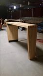 Reclaimed Bowling  Alley Cafe Tables For Comix At The Mohegan Sun Casino In Uncasville, Ct 1 small