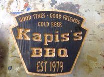 Charred  Wood Man Cave Sign 2 small