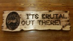 Carved Man Cave Sign 1 small