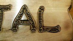 Carved Man Cave Sign 3 small