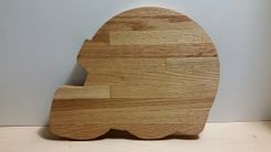 Football Helmet Cutting Board 2 small