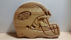 Football Helmet Cutting Board 3 small