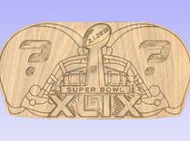 Commemorative Engraved Super Bowl Cutting Board Gift 1 small