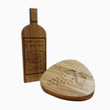 Wine Lovers Personalized Cutting Board Gift Set (2 Pcs) 1 small