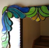 Art Deco Stained Glass Mirror 3 small