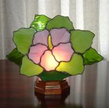 Hibiscus Fan Lamp 3 small