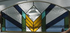 Southwest Style Stained Glass Panel 2 small