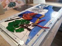 Four Seasons Stained Glass Transom 4 small