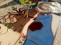 Four Seasons Stained Glass Transom 5 small