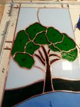 Four Seasons Stained Glass Transom 6 small